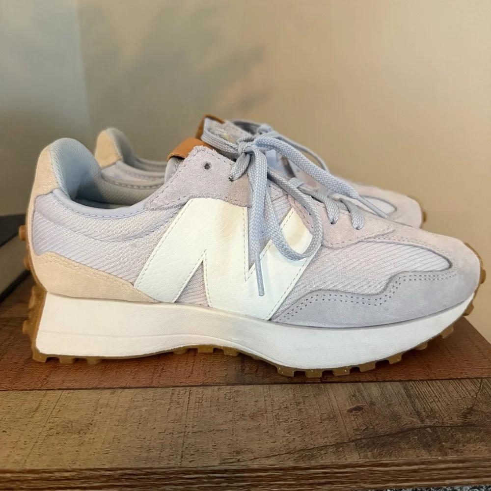 New Balance 327 Violet Haze Gum - Picture 4 of 9